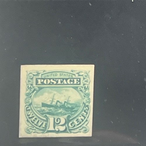 USA Scott # 117P4 12 Cent Stamp PSE Certificate NGAI Grade 75 photo 3