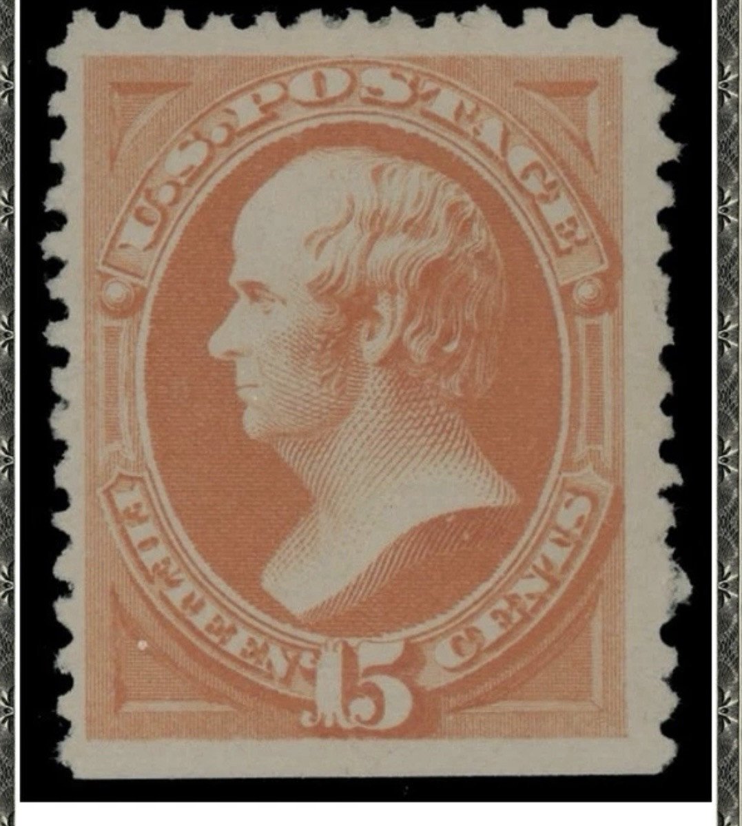 USA Scott #189 15 Cent Red Orange Stamp PSE Certificate photo 2