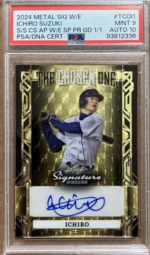 Ichiro Suzuki  2024 Metal SIG W/E S/S CS AP W/E SP PR GD 1/1  SUPER NICE CARD!!!