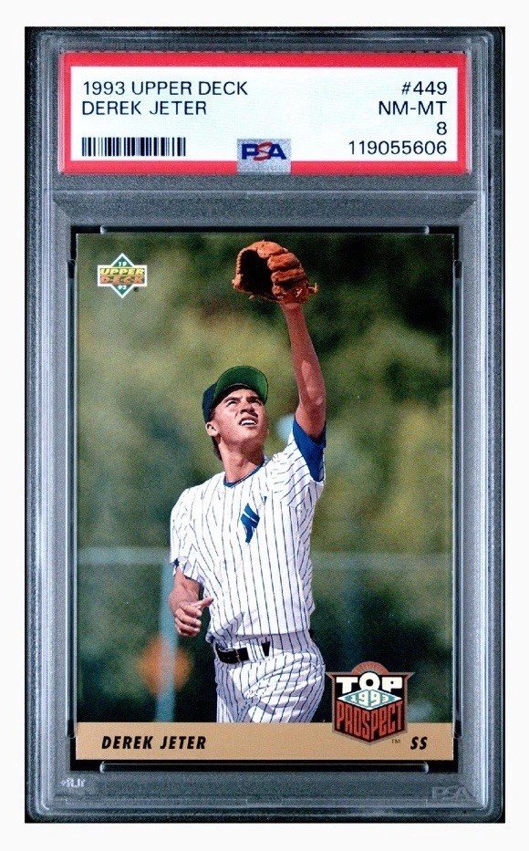 1993 UPPER DECK DEREK JETER #449 NM-MT 8