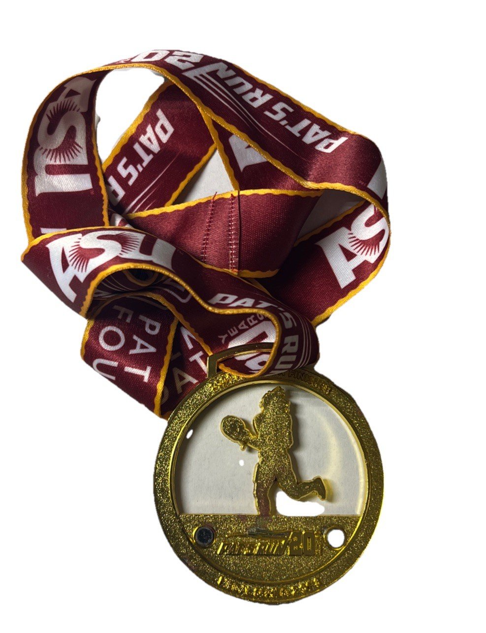 The Pat Tillman 2024 Pat's Run ASU Arizona Race Gold Medal #3822
