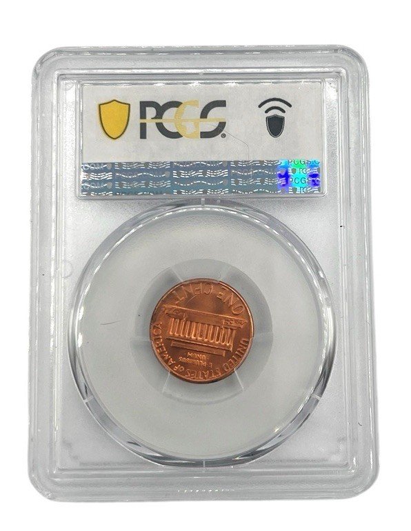 1982 Lincoln Cent Zinc Small Date PCGS MS66RD Red Penny Certified Coin photo 3
