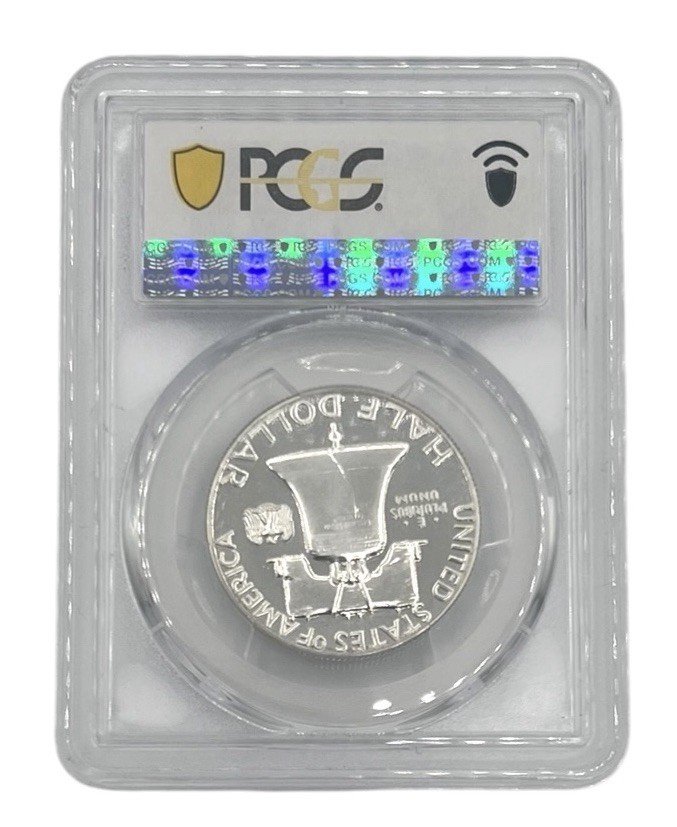 1961 Franklin Half Dollar PCGS PR65 Proof 50C photo 2