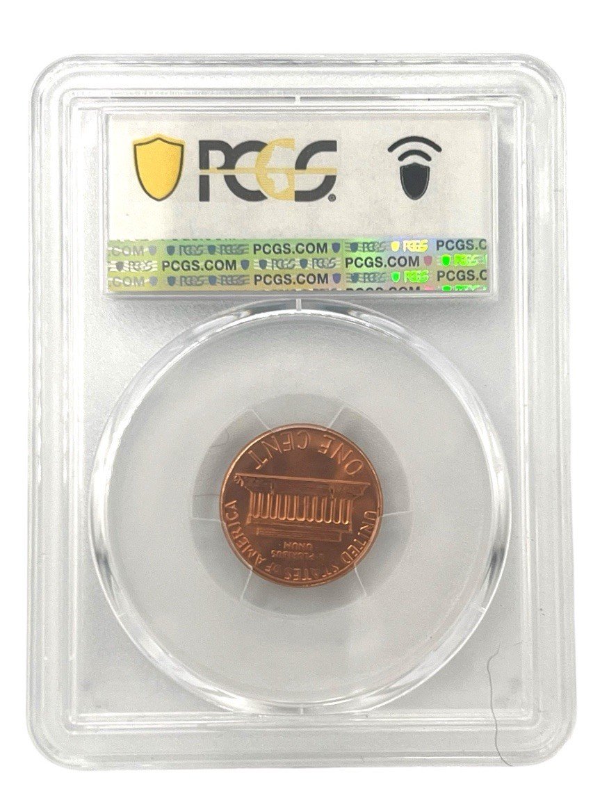 1982 Lincoln Cent Small Date Zinc PCGS MS66RD Red Certified Penny Gem BU photo 2
