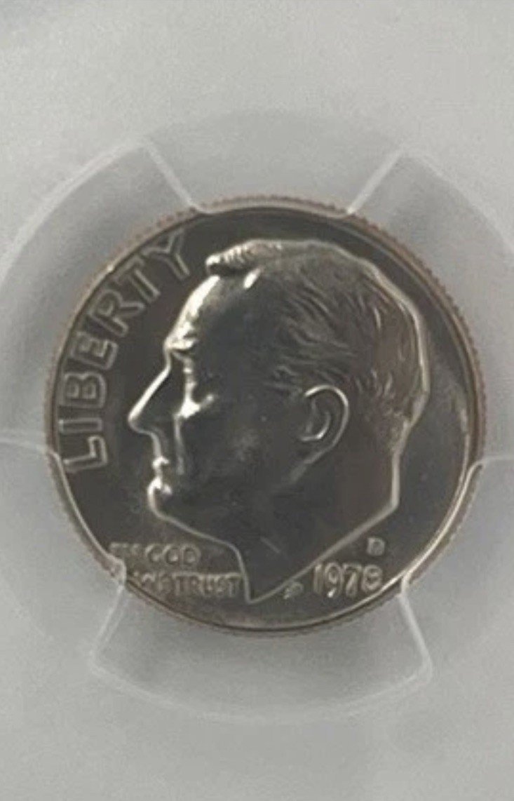 1978-D Roosevelt Dime PCGS MS66 Gem Brilliant Uncirculated Certified photo 3