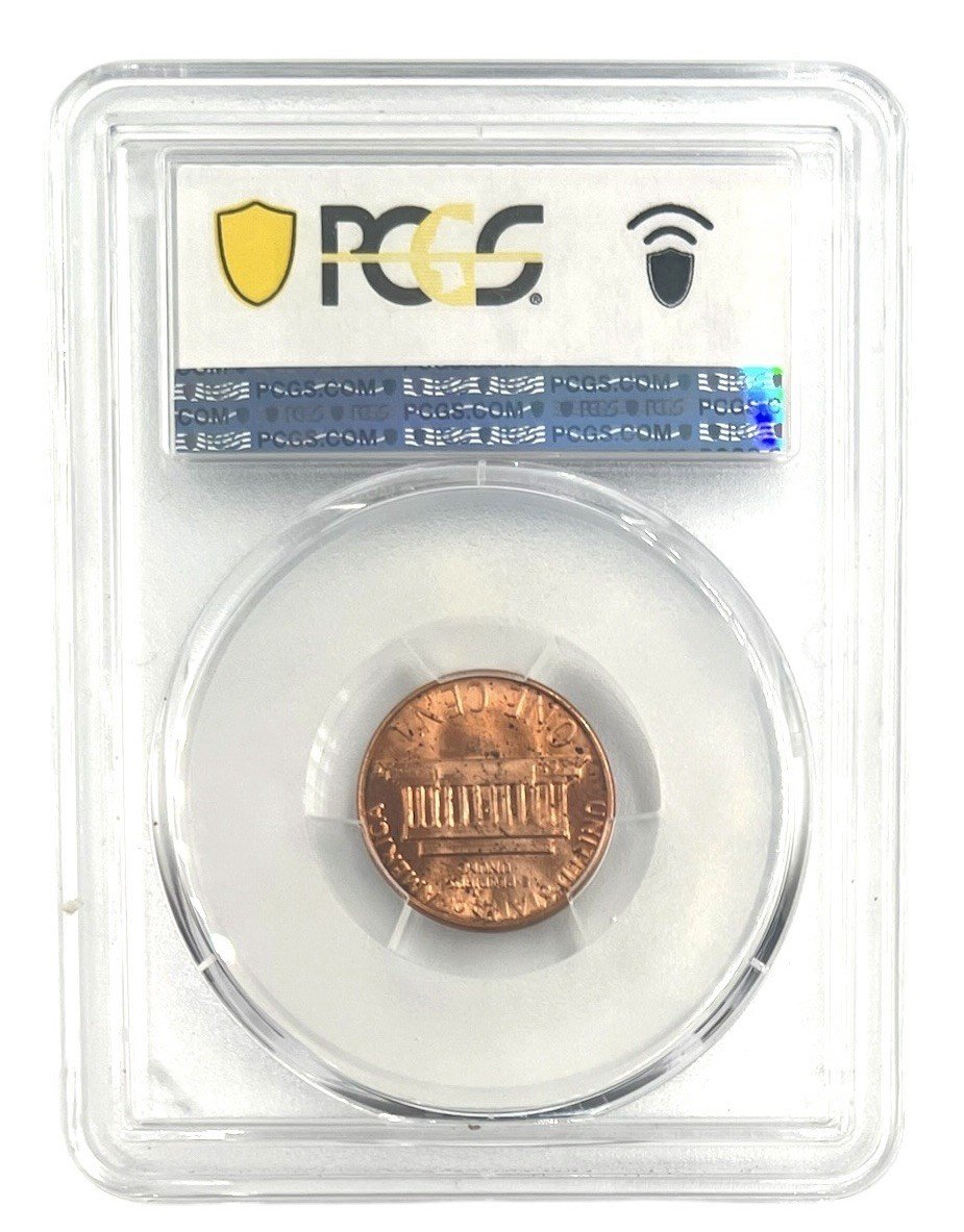 1982 Lincoln Cent Zinc Large Date PCGS MS64RD Red Certified Penny photo 2