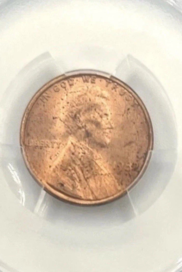 1982 Lincoln Cent Zinc Large Date PCGS MS64RD Red Certified Penny photo 3