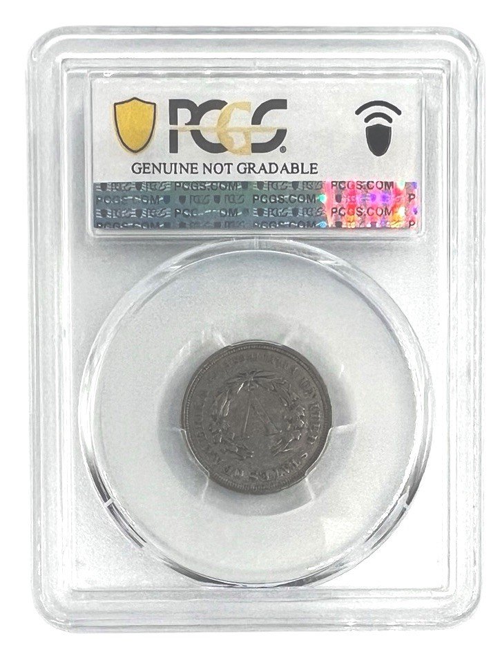 1883 Liberty Head V Nickel No CENTS PCGS Genuine XF Detail Cleaned photo 2