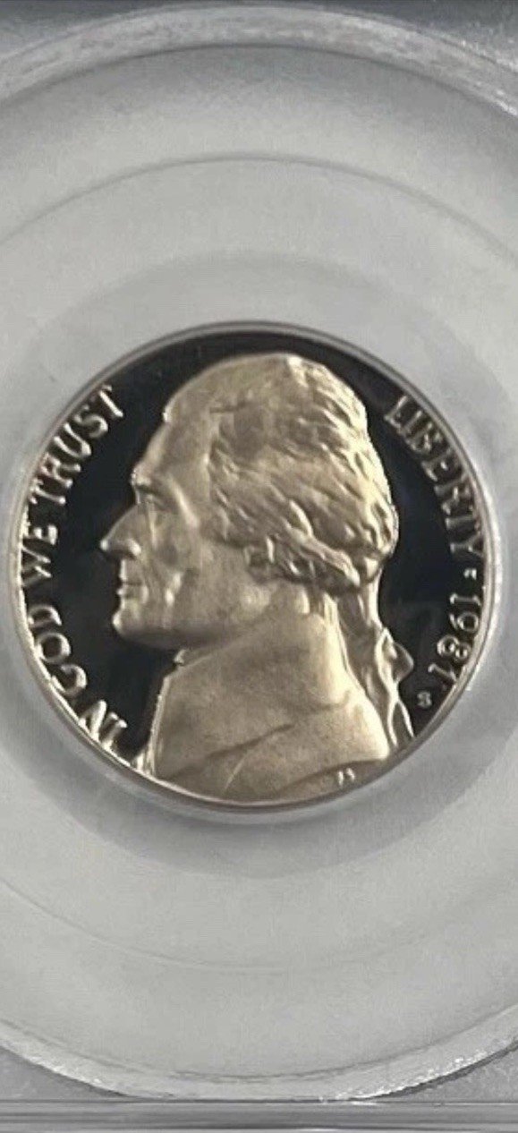 1981-S Type 1 Jefferson Nickel PCGS PR69DCAM Proof photo 3