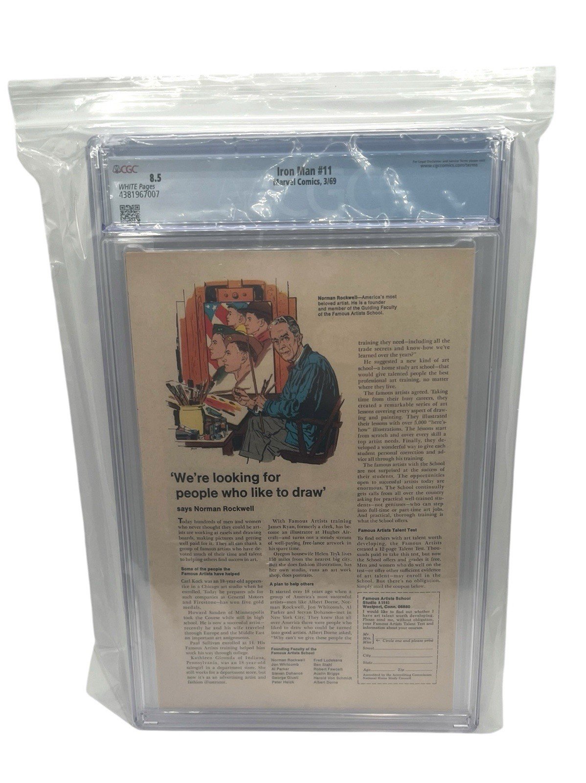 Iron Man #11 CGC 8.5 1969 Marvel Silver Age Mandarin Appearance photo 2