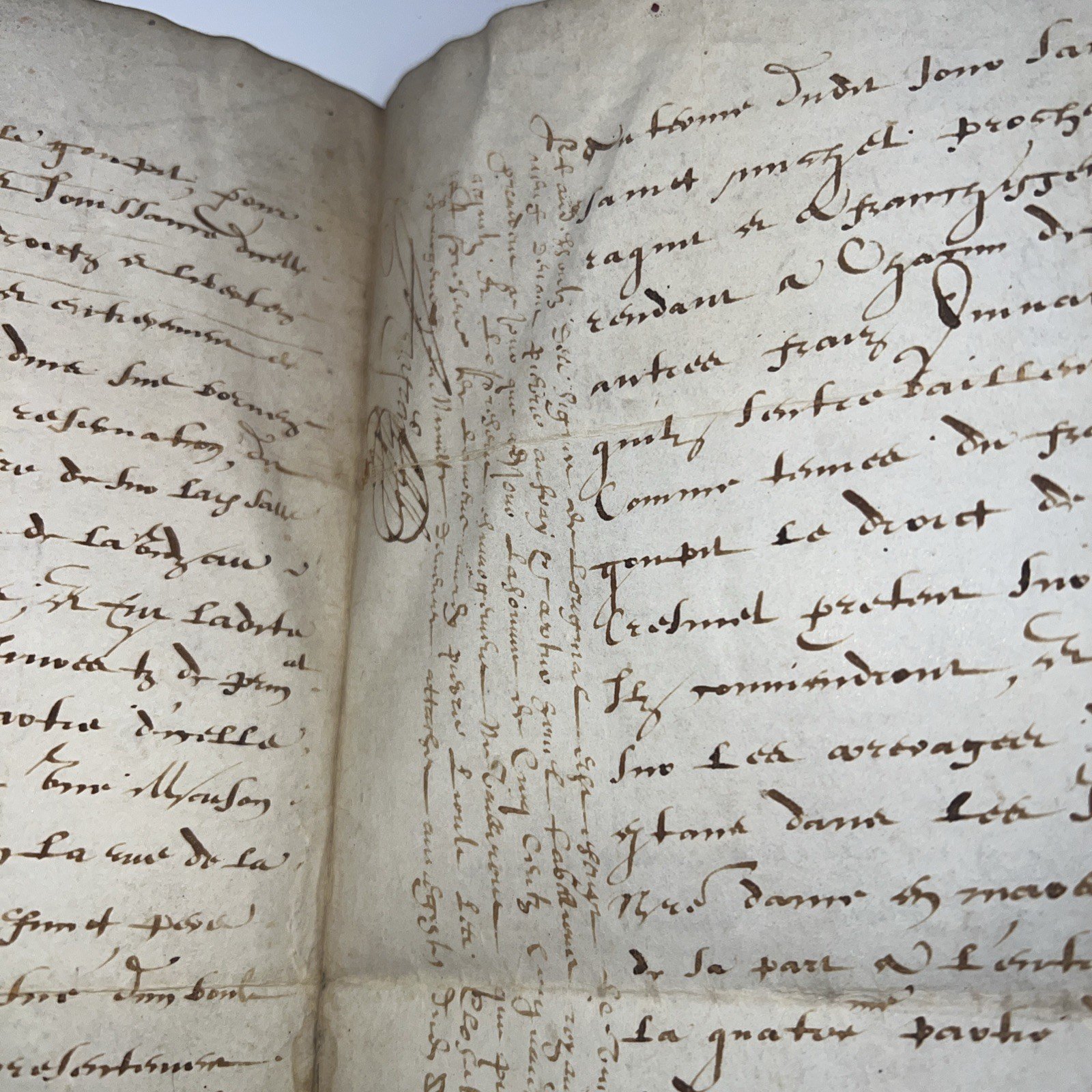 C1684 French Notarial Manuscript Contract Signed Legal Document photo 8