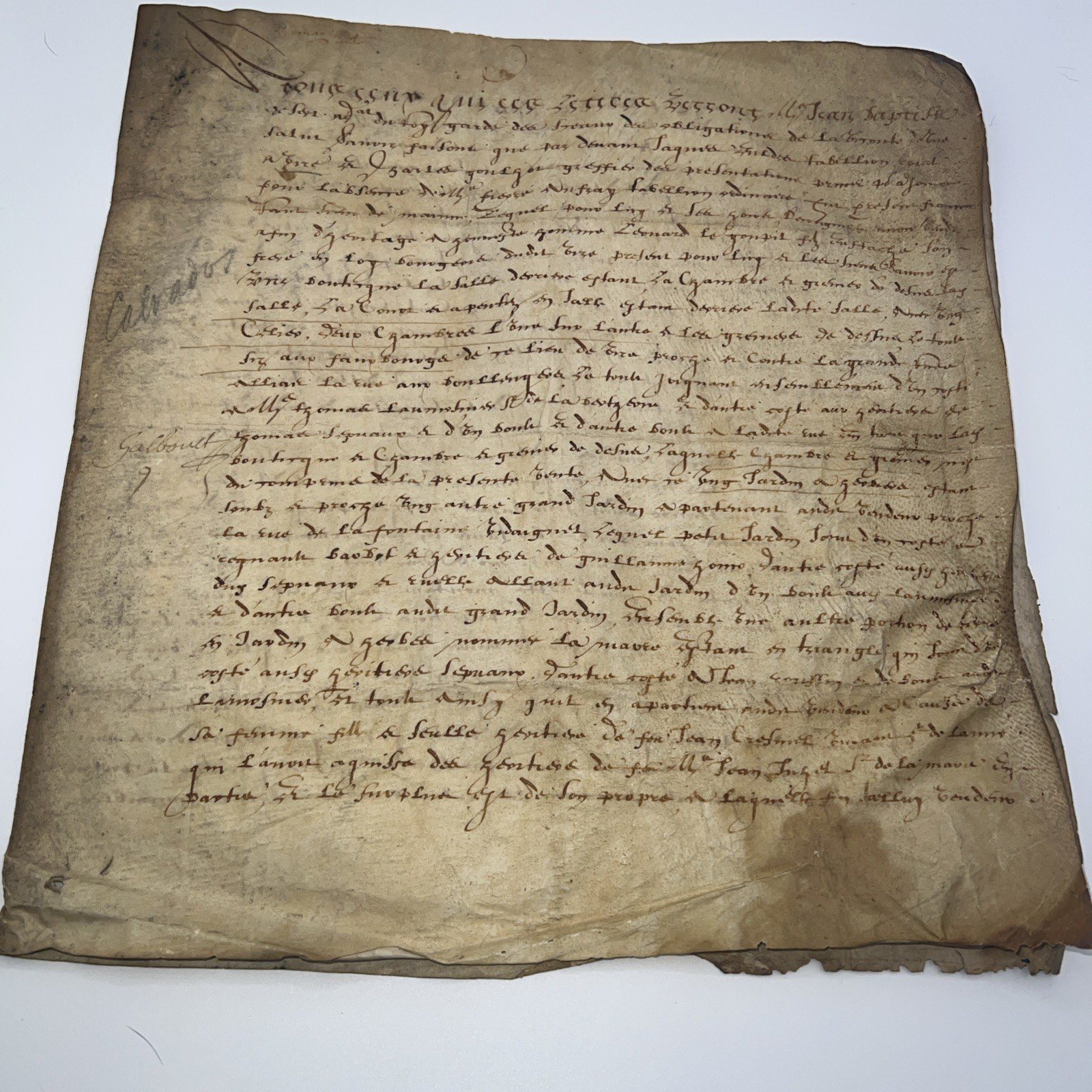 C1684 French Notarial Manuscript Contract Signed Legal Document photo 14