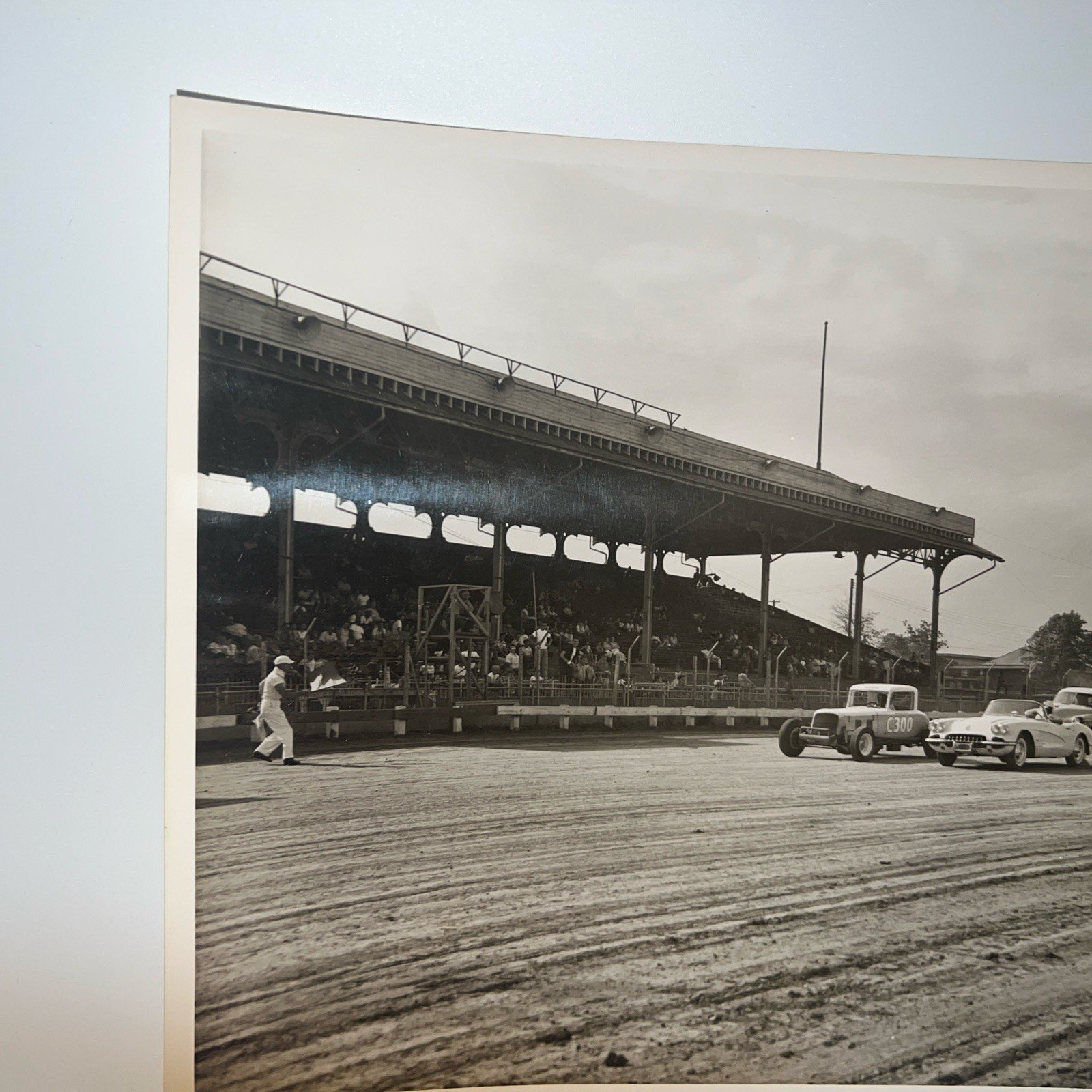 1958 Dirt Track Racing Photo & Original Negative C300 Car Smith Photos # 1053 photo 3