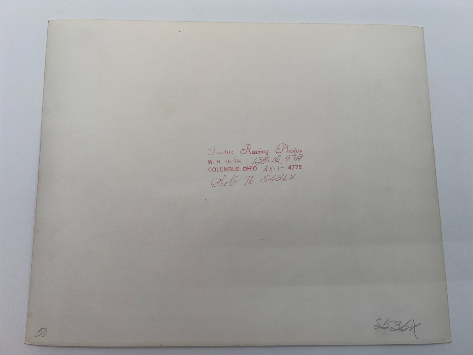 1958 Dirt Track Racing Photo & Original Negative C300 Car Smith Photos # 1053 photo 7