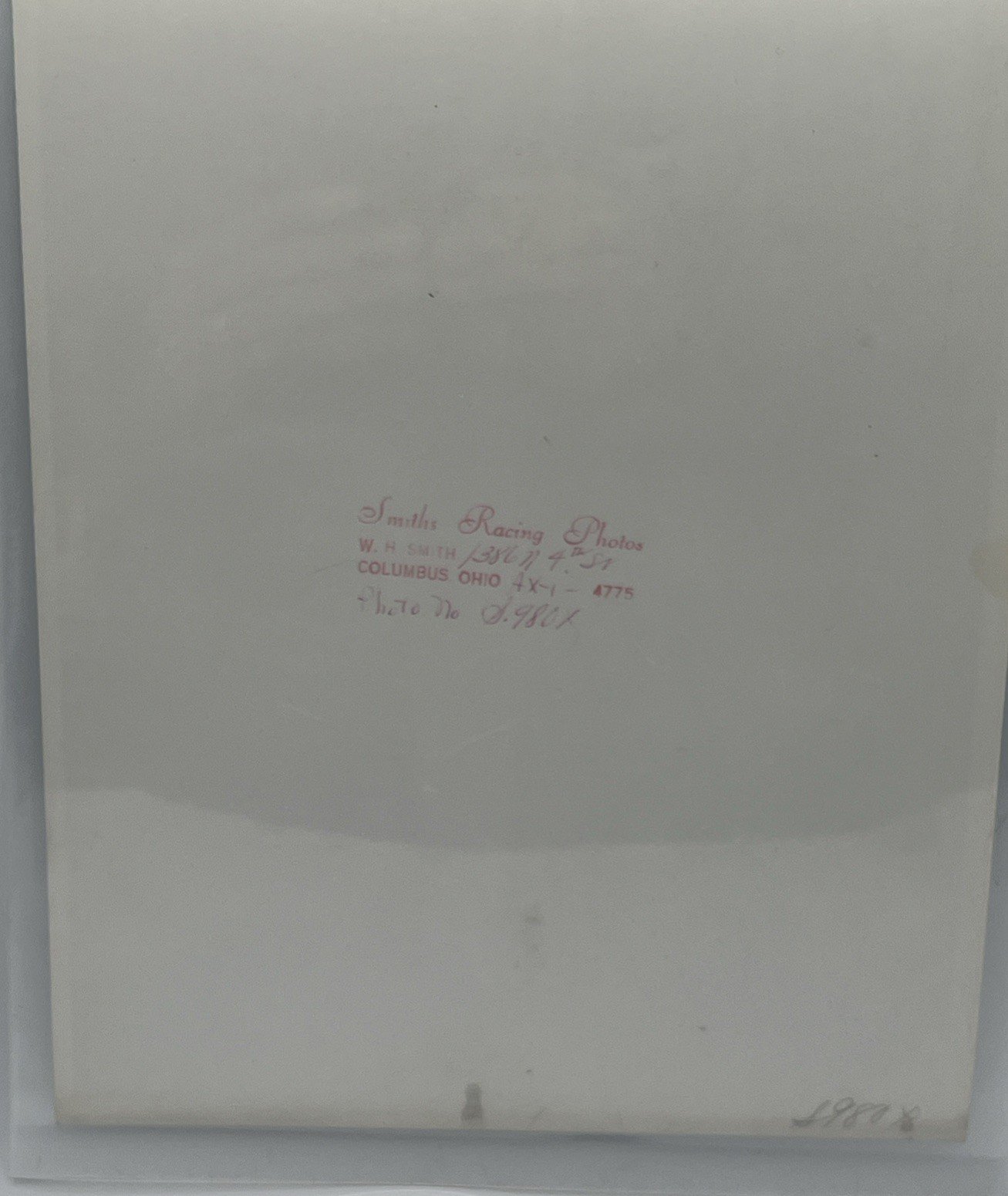 1958 Racing Trophy Photo Dick Gillingham Jean Young Leo Canfield # 1054 photo 7