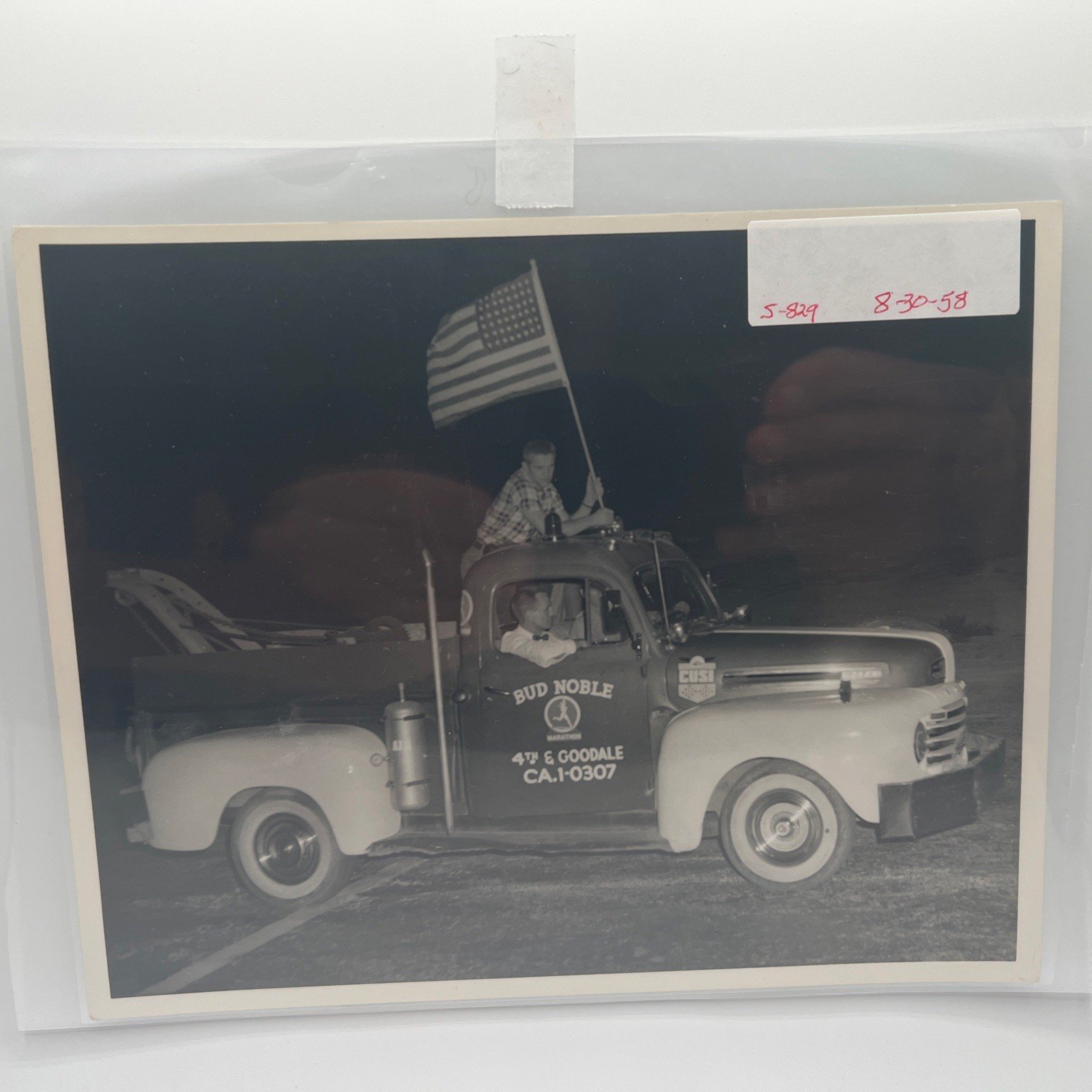1958 Bud Noble Quarter Midget Race Car Original 8x10 Press Photo # 1061
