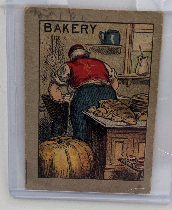 Antique Occupation Trade Card Lot Fish Market Grocery Bakery Hardware 5 photo 6