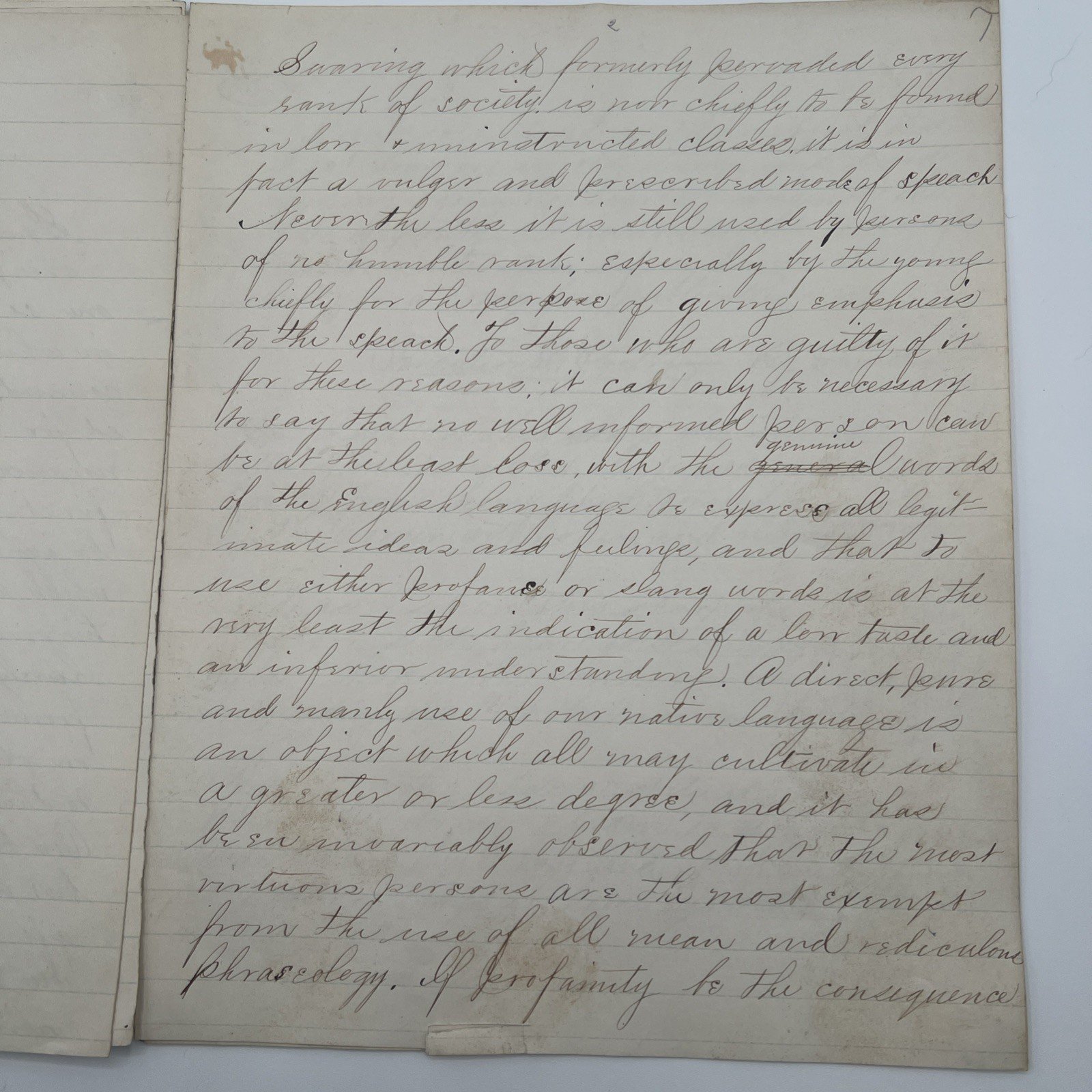 Rare 1870 The Ventilator Handwritten Wyoming Seminary Manuscript Newspaper #1062 photo 7