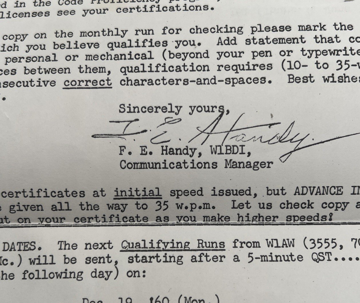 George R Montgomery W3KVS Ham Radio Archive ARRL Letters 1938-1964 # 1063 photo 3