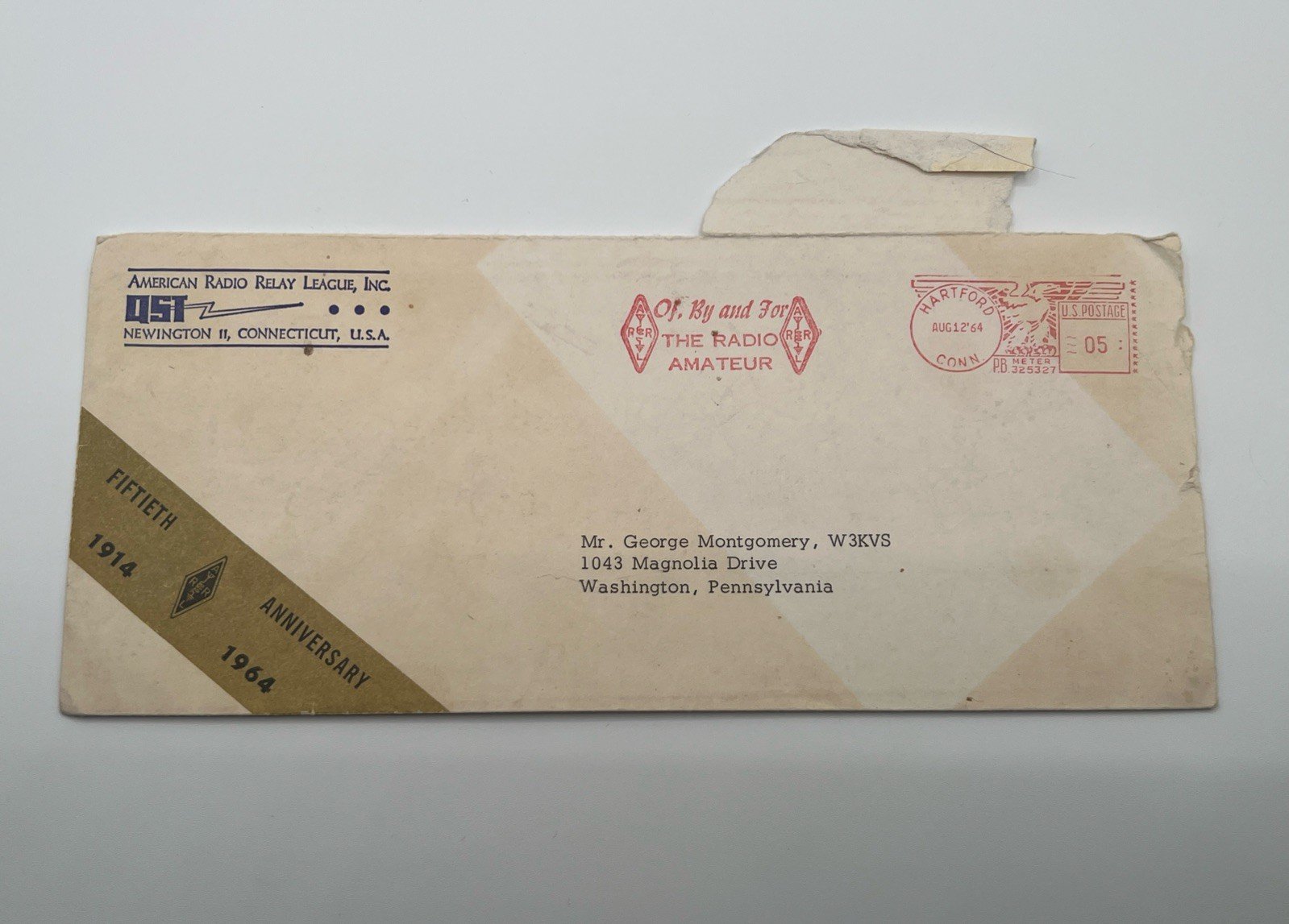 George R Montgomery W3KVS Ham Radio Archive ARRL Letters 1938-1964 # 1063 photo 8