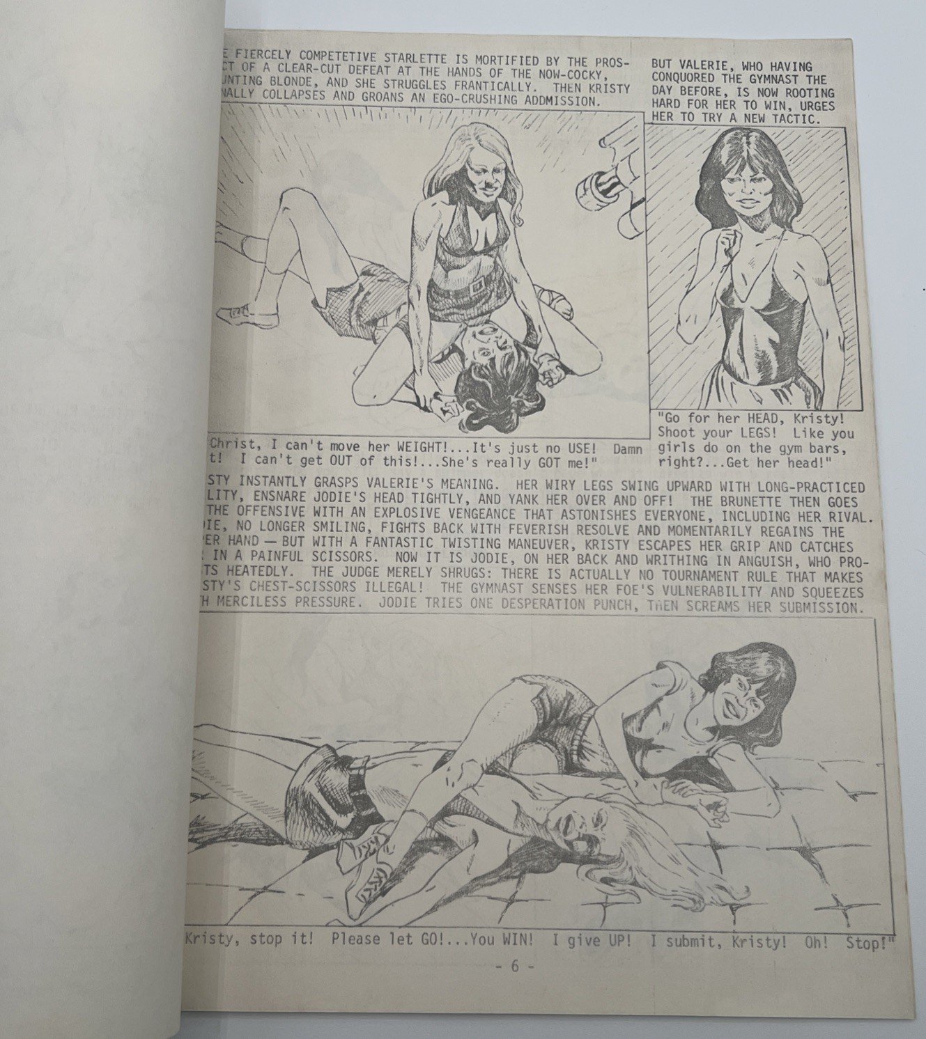 1981 AHPA Battle of the Women’s Sports Stars #WB-7 Bruce Conklin Comic photo 6