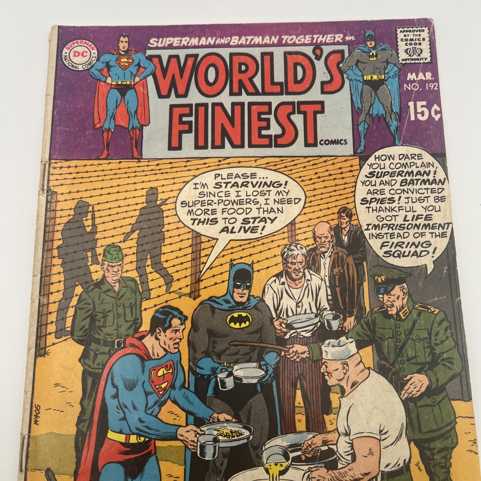 World’s Finest Comics #192 Superman Batman DC March 1970 Bronze Age # 1065 photo 4