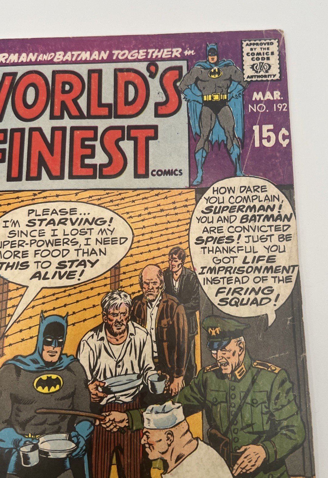 World’s Finest Comics #192 Superman Batman DC March 1970 Bronze Age # 1065 photo 5