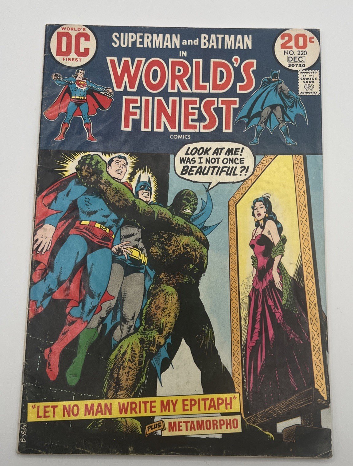 World’s Finest Comics #220 Superman Batman DC Comics Dec 1973 Bronze Age # 1066
