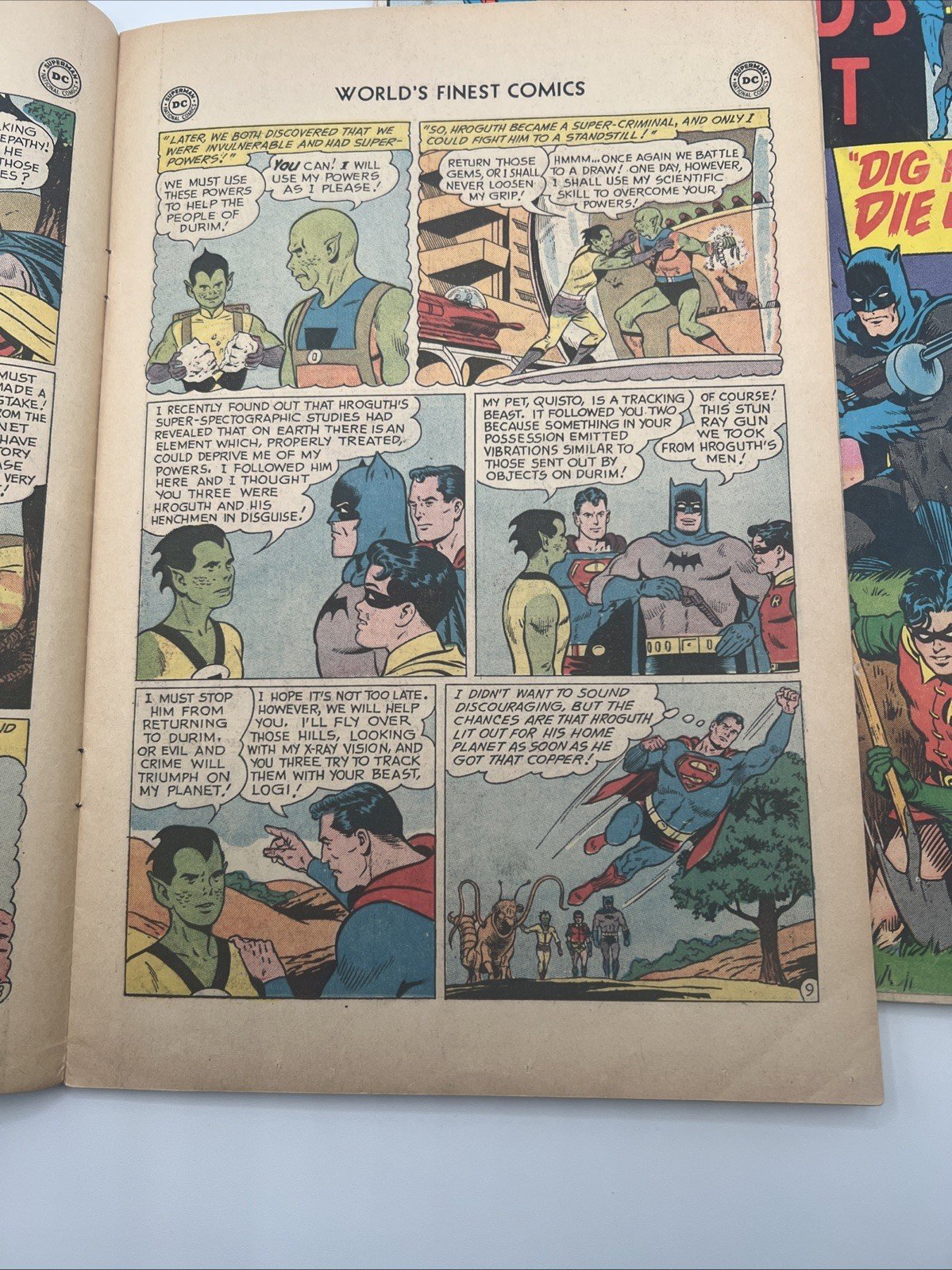 World’s Finest #124 #195 DC Comics Superman Batman Silver Bronze Age # 1068 photo 5