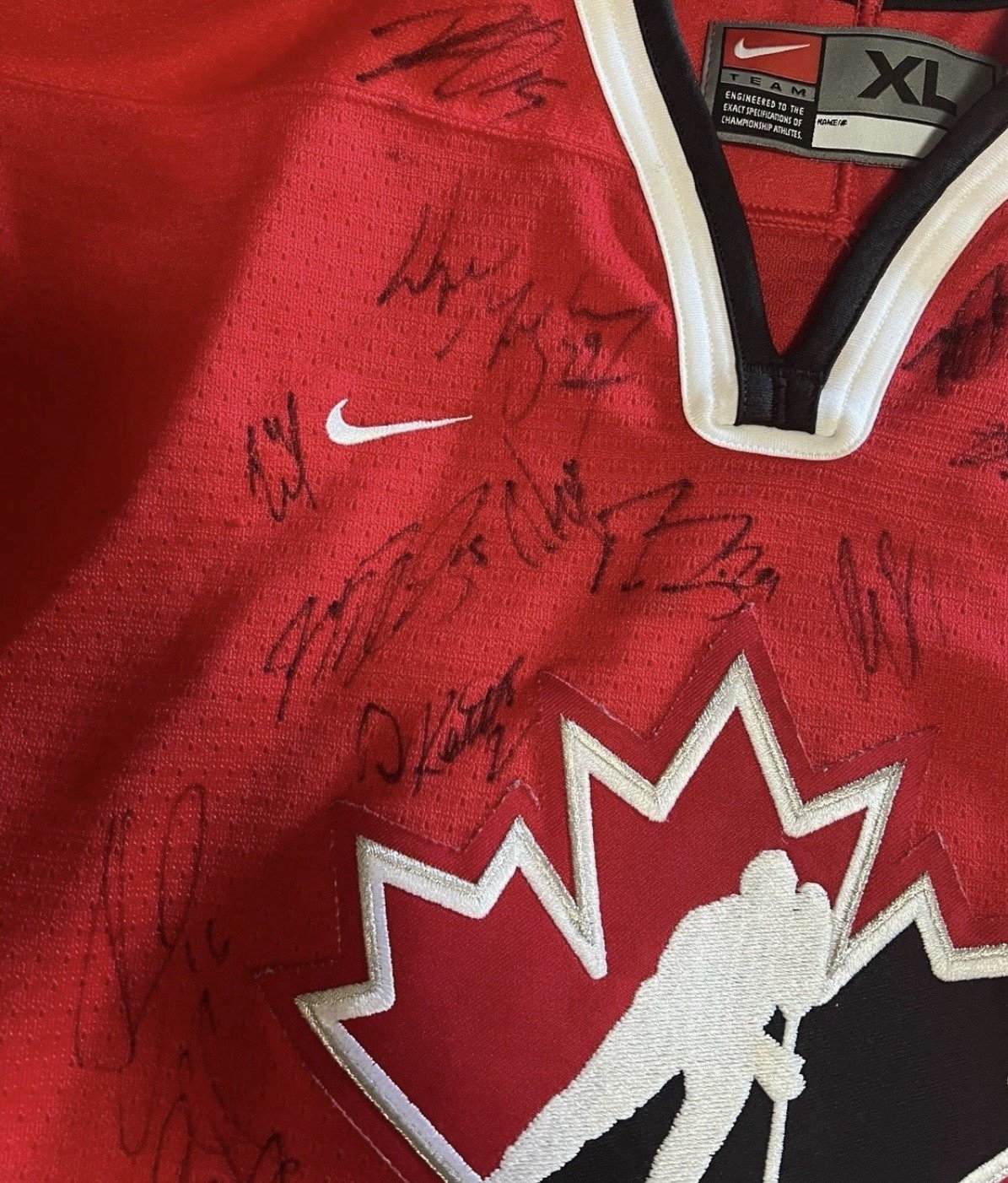 PSA Team Canada Signed Hockey Jersey Gretzky Brodeur 14 Autos LOA