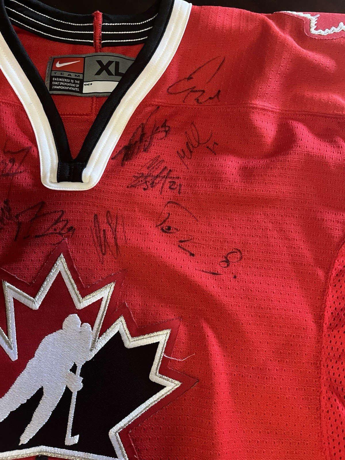 PSA Team Canada Signed Hockey Jersey Gretzky Brodeur 14 Autos LOA photo 9