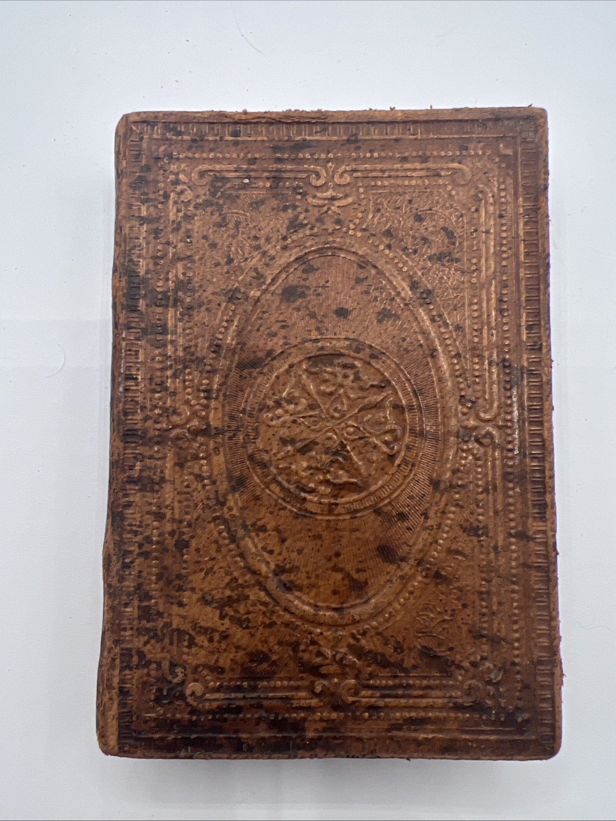 Antique 1880 Pilgrims-Sånger Swedish Hymn Book Leather Bound  # 1072 photo 3