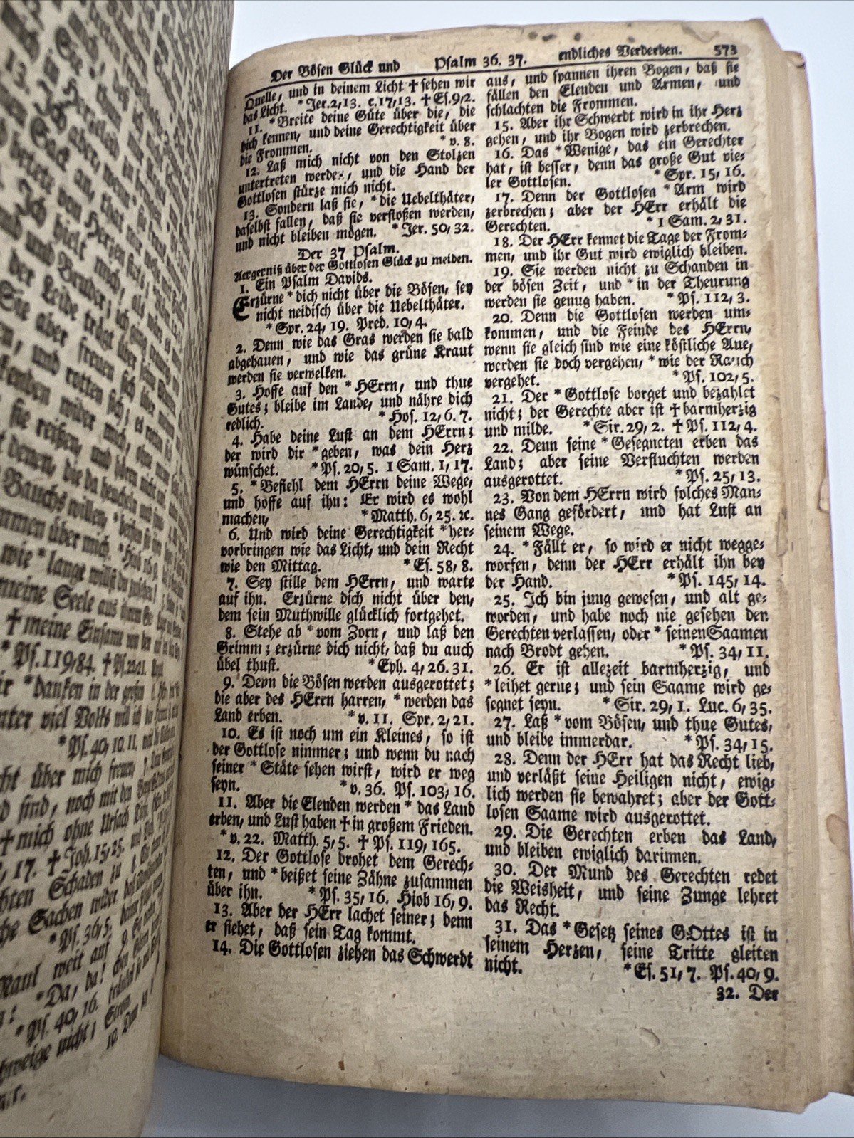 1837 German Martin Luther Bible Halle Rebound Antique Religious Book # 1070 photo 2