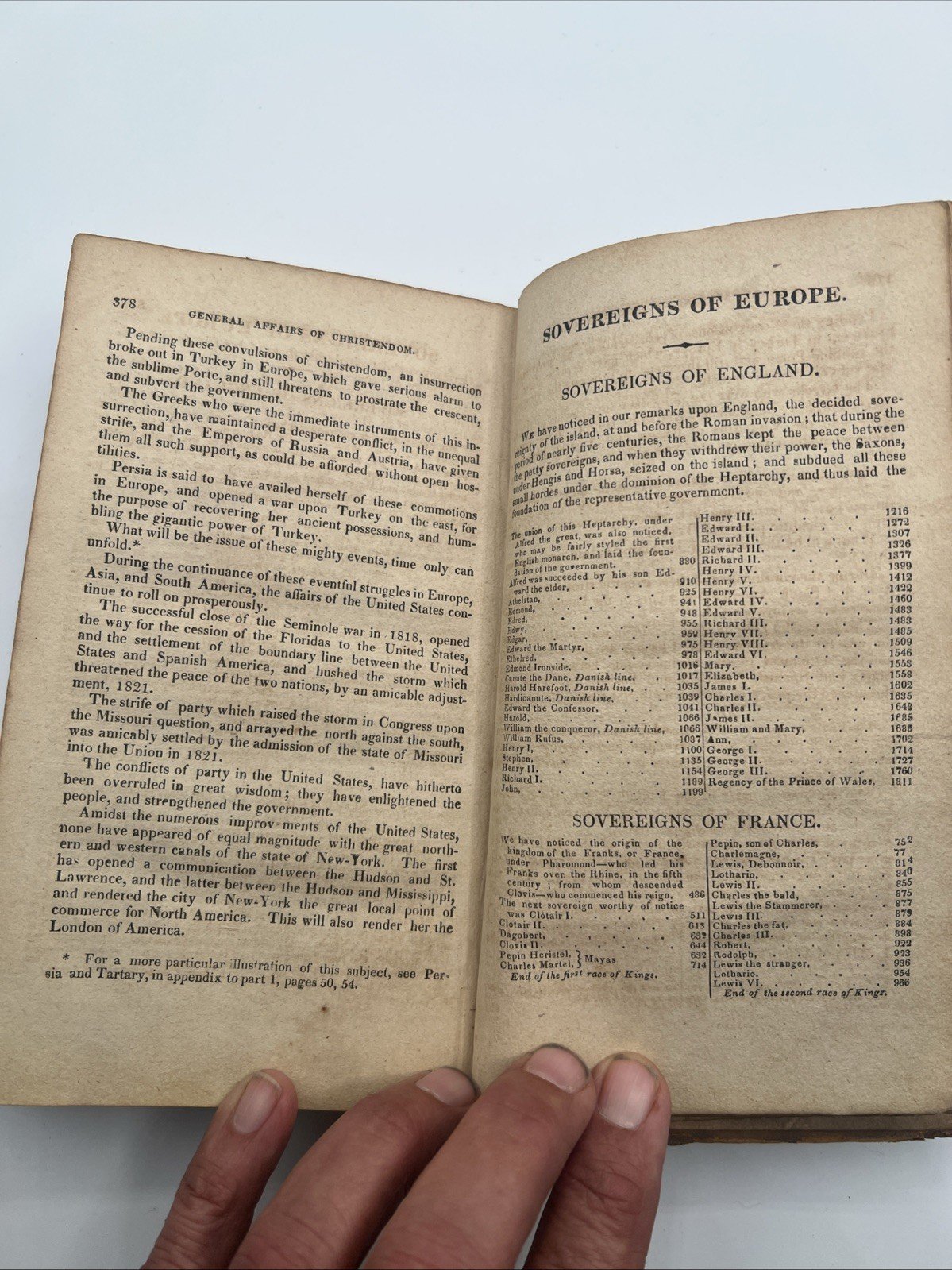 1822 Butler Sketches of Universal History Antique Leather Bound Book # 1075 photo 4