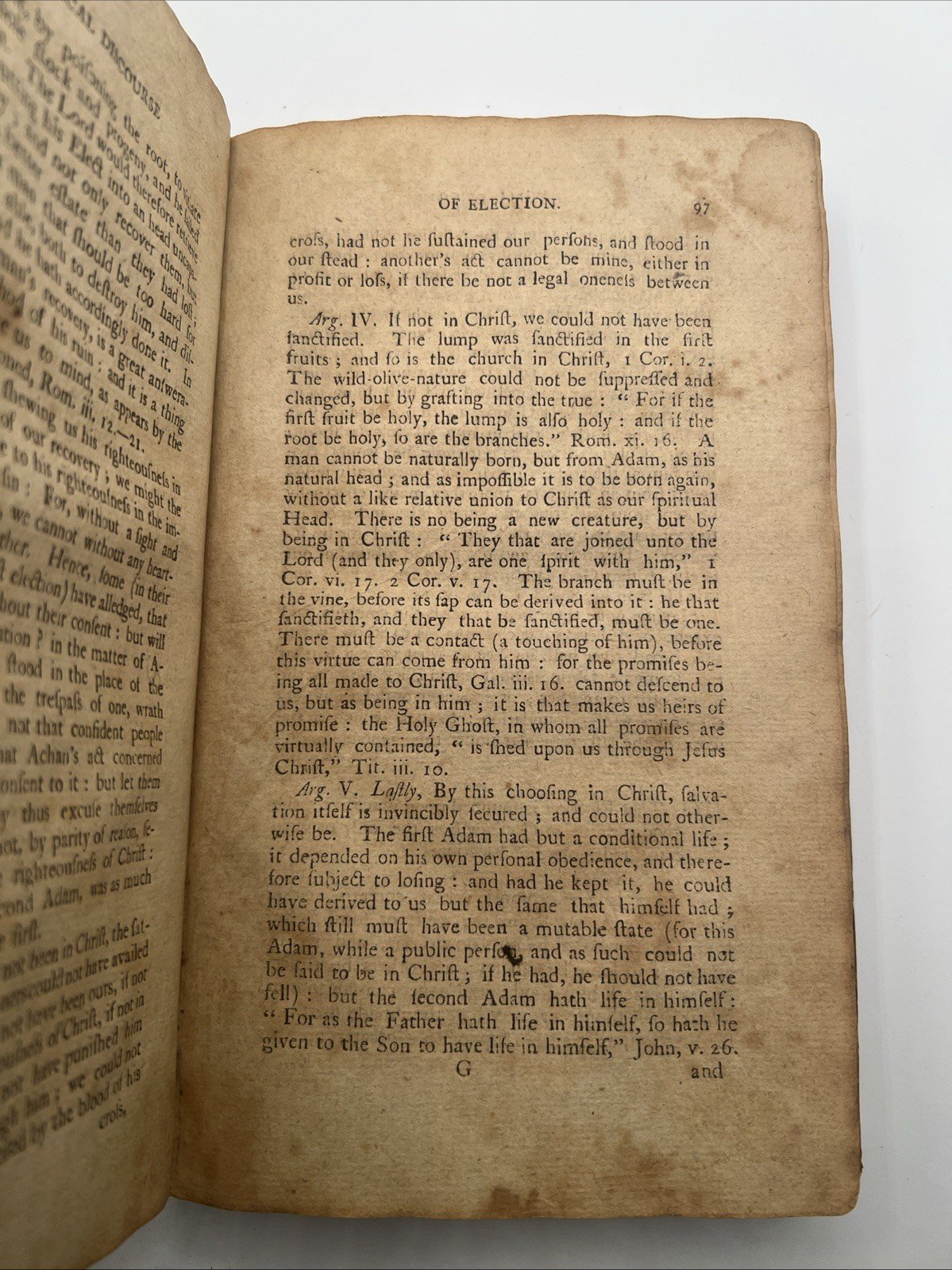 1798 Elisha Coles God’s Sovereignty Early American Leather Book # 1076 photo 3