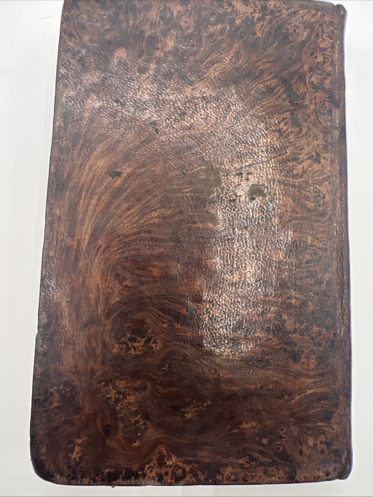 1808 William Cowper Poems Vol I Amherst NH Early American Leather Bound # 1077 photo 7