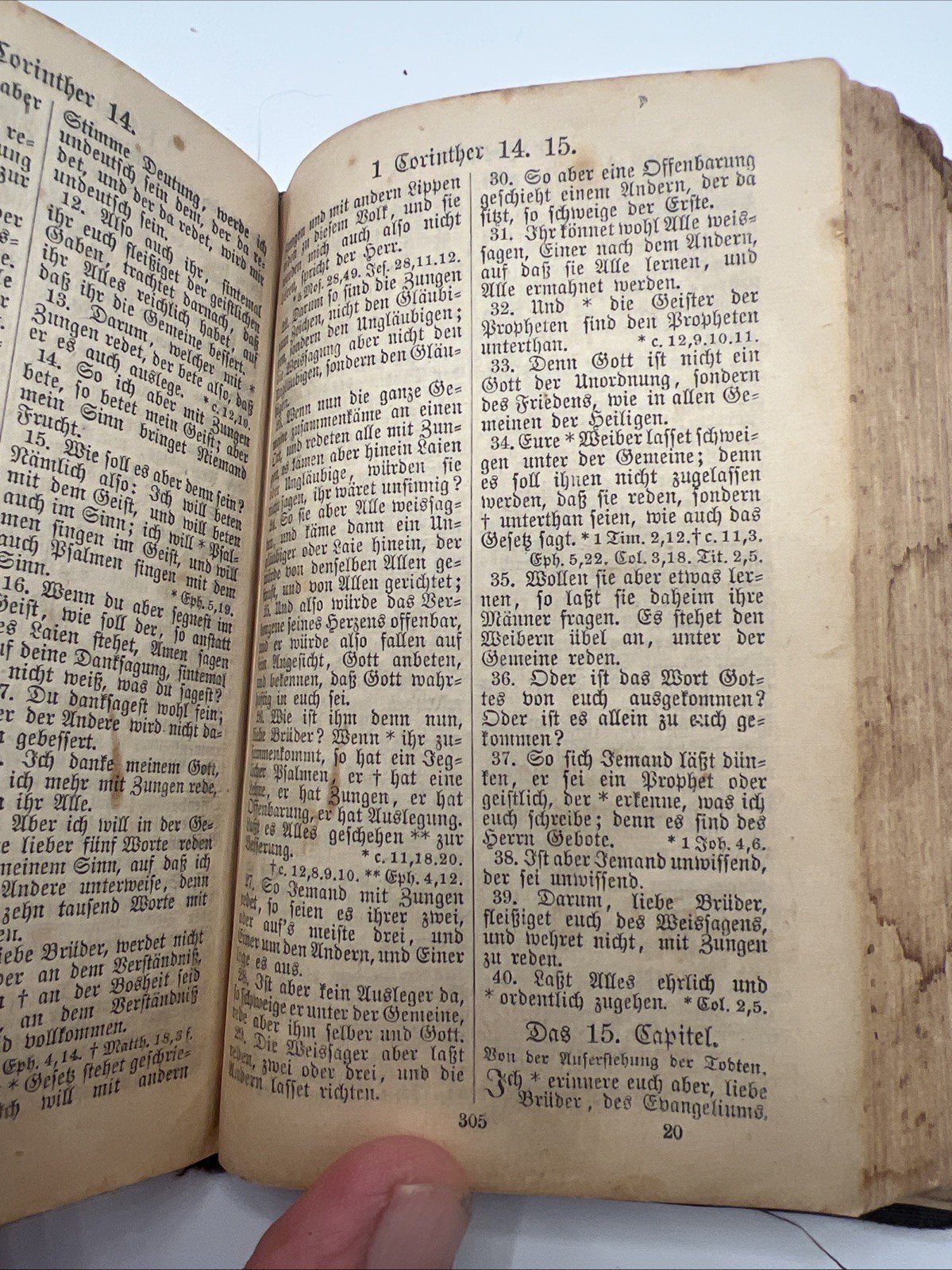 1885 German New Testament Martin Luther Berlin Antique Bible # 1080 photo 3