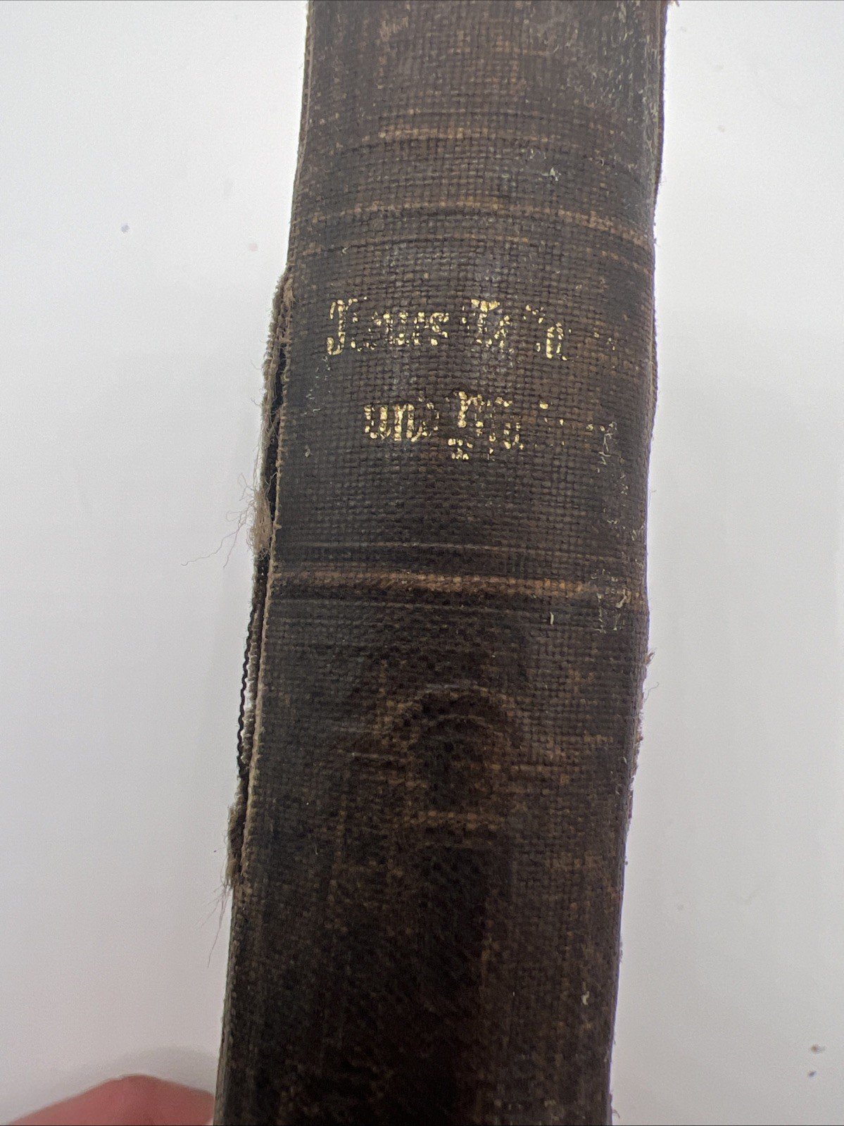 1885 German New Testament Martin Luther Berlin Antique Bible # 1080 photo 8