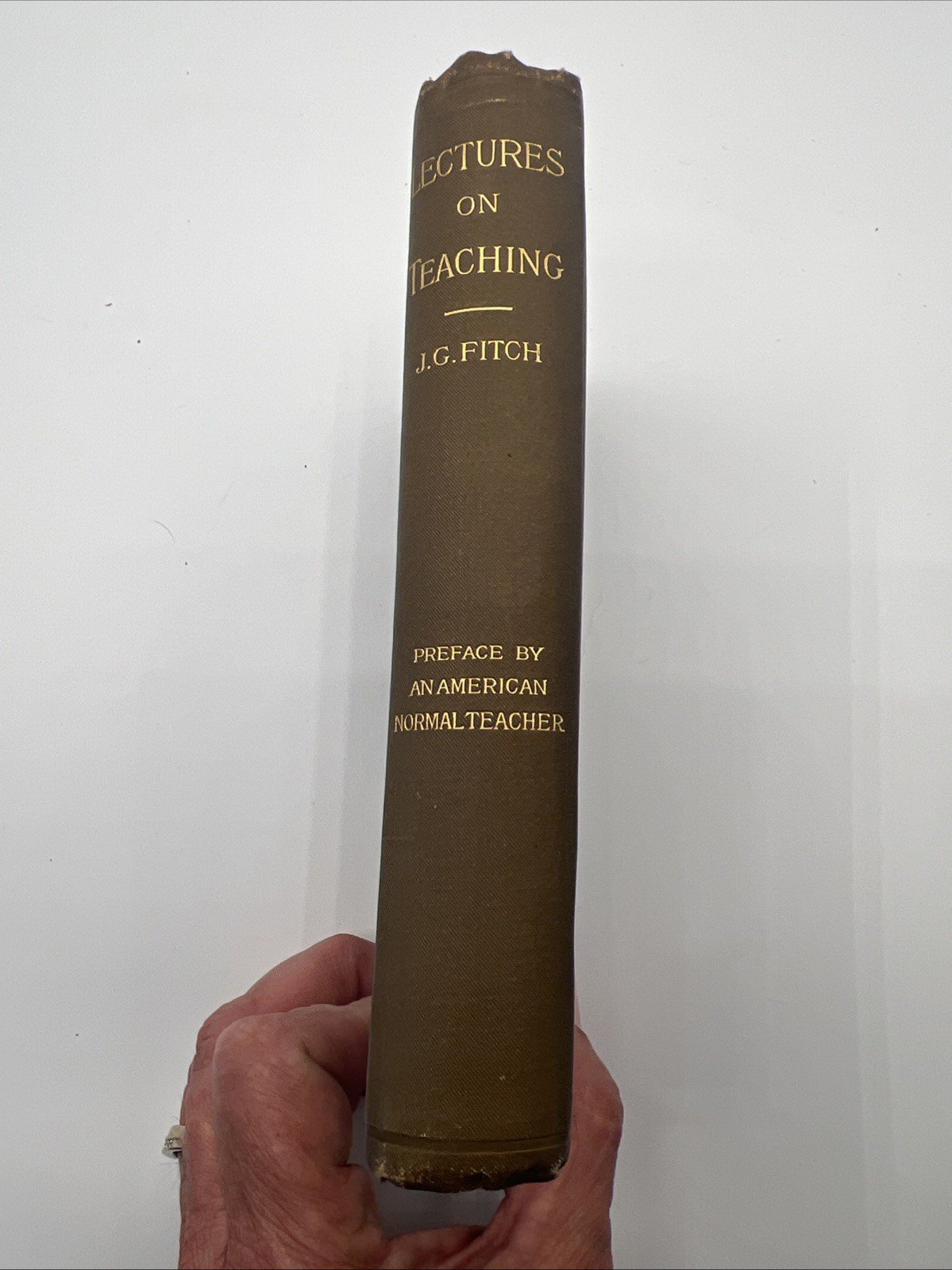 1886 Lectures on Teaching J.G. Fitch Antique Education Book # 1081 photo 6
