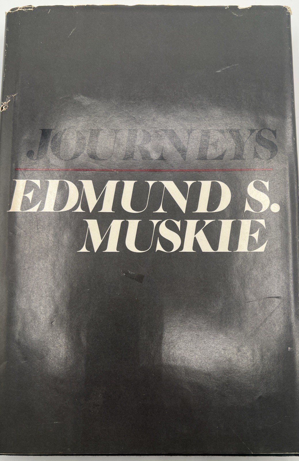 Signed First Edition 1972 Edmund S. Muskie Journeys HC DJ Inscribed Dated 6/1/72 photo 6