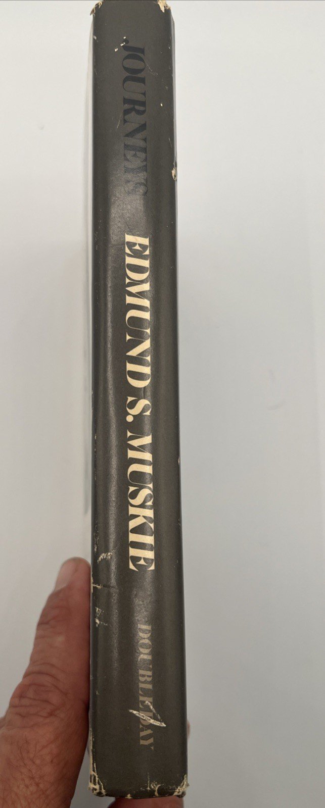 Signed First Edition 1972 Edmund S. Muskie Journeys HC DJ Inscribed Dated 6/1/72 photo 7