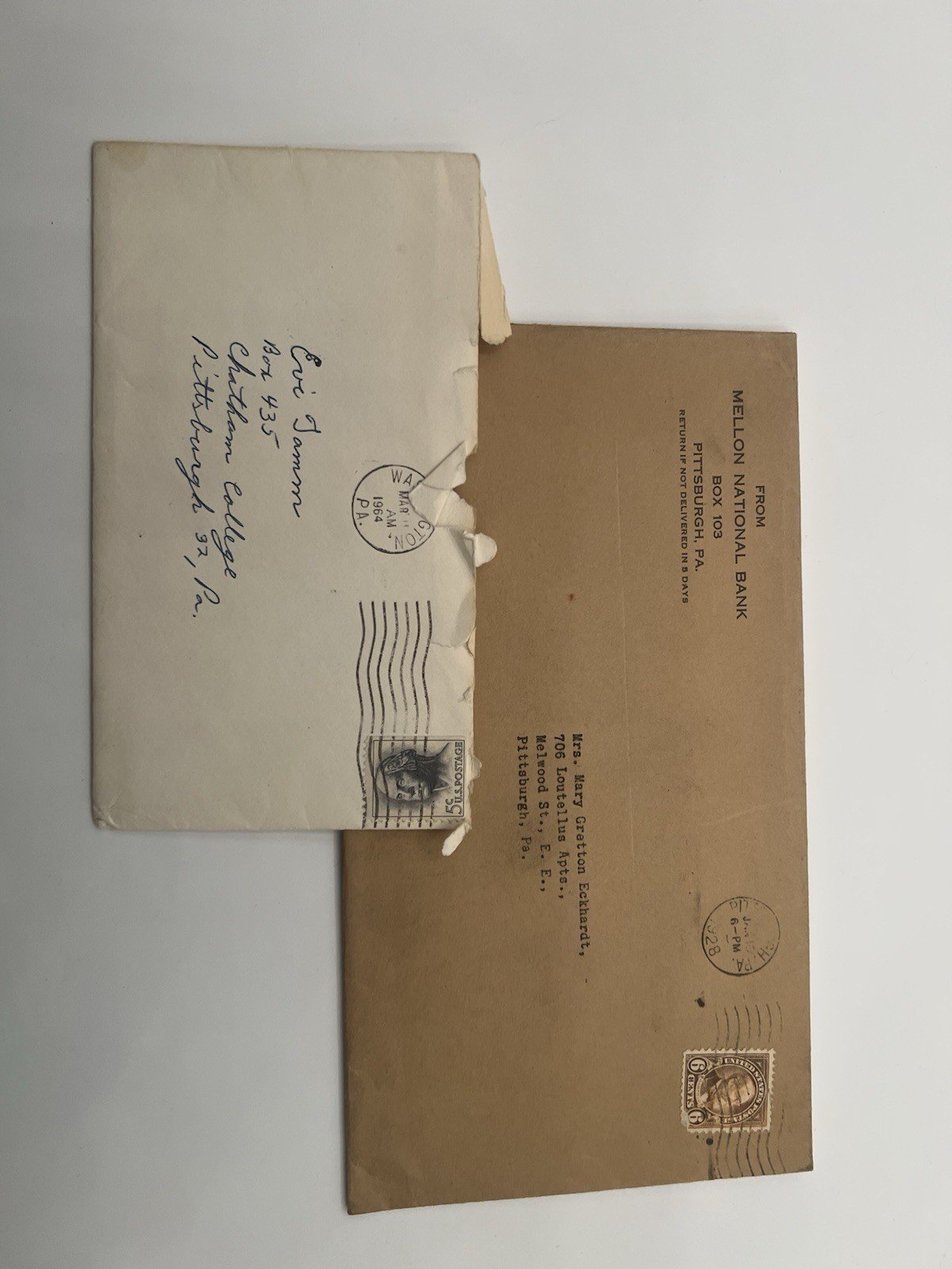 Large Vintage Letter & Document Lot Stamps Genealogy Ephemera # 1085 photo 22