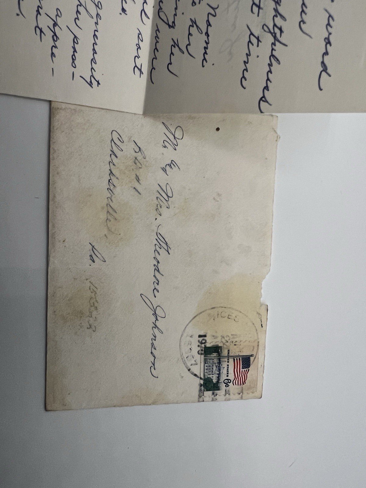 Large Vintage Letter & Document Lot Stamps Genealogy Ephemera # 1085 photo 24
