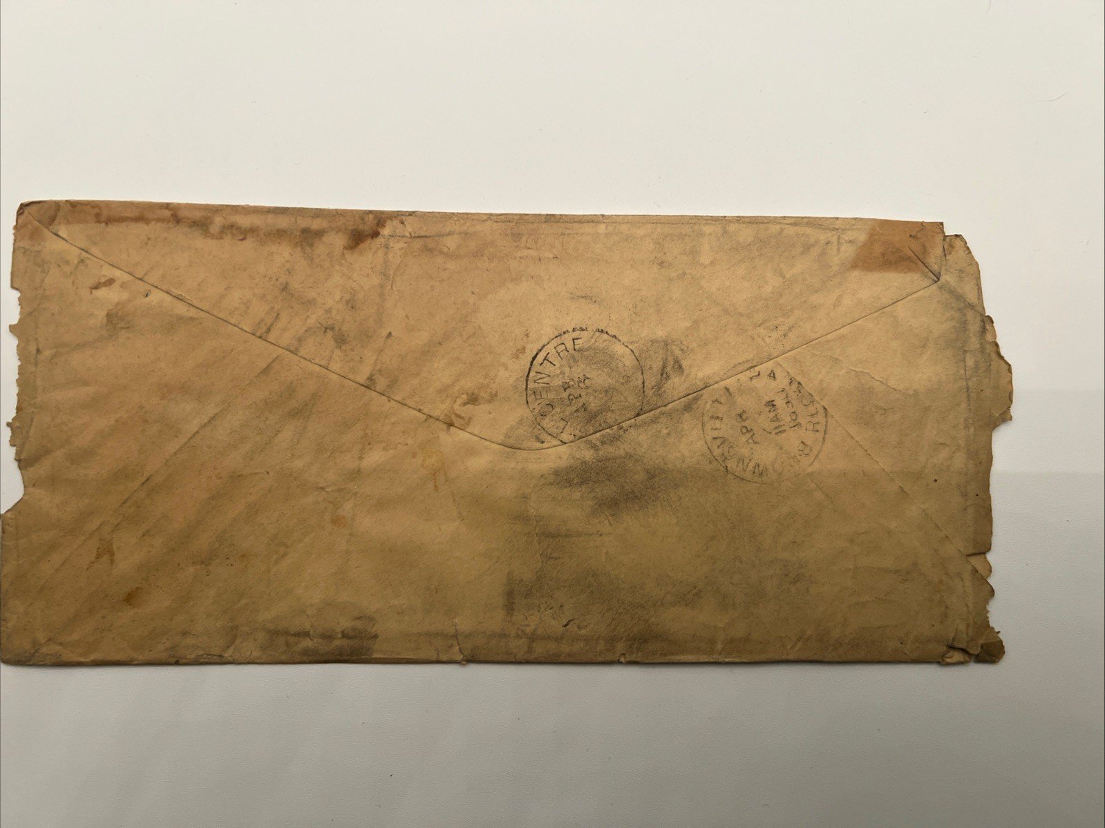Rare 1890 U.S. Census Office Cover Coal Center PA # 1088 photo 6