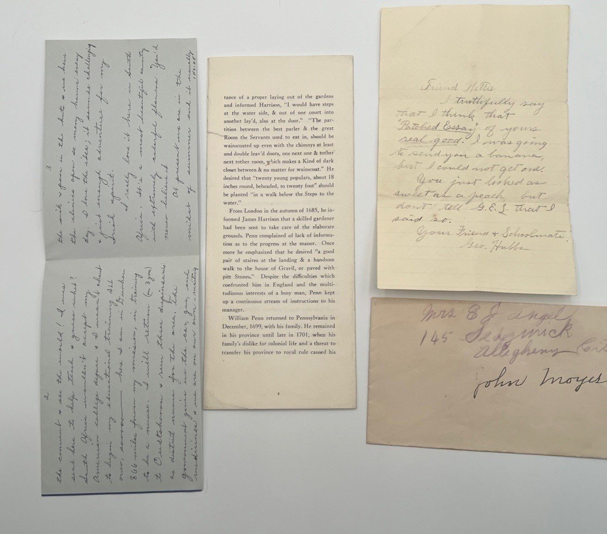 1967 South Africa Missionary Nurse Letter Pennsbury Manor Ephemera Lot # 1091 photo 2
