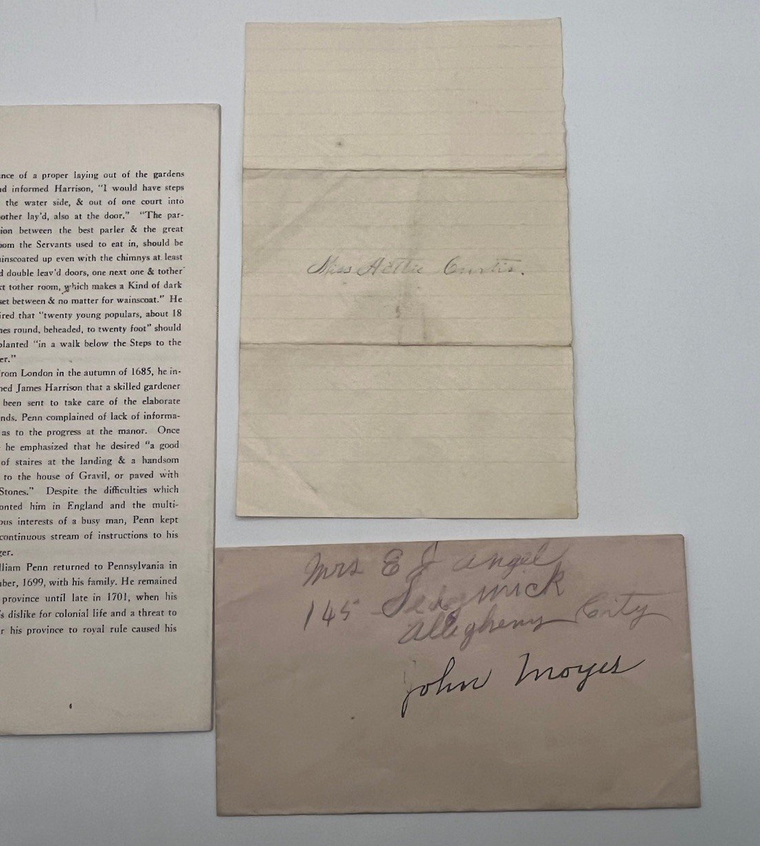 1967 South Africa Missionary Nurse Letter Pennsbury Manor Ephemera Lot # 1091 photo 3