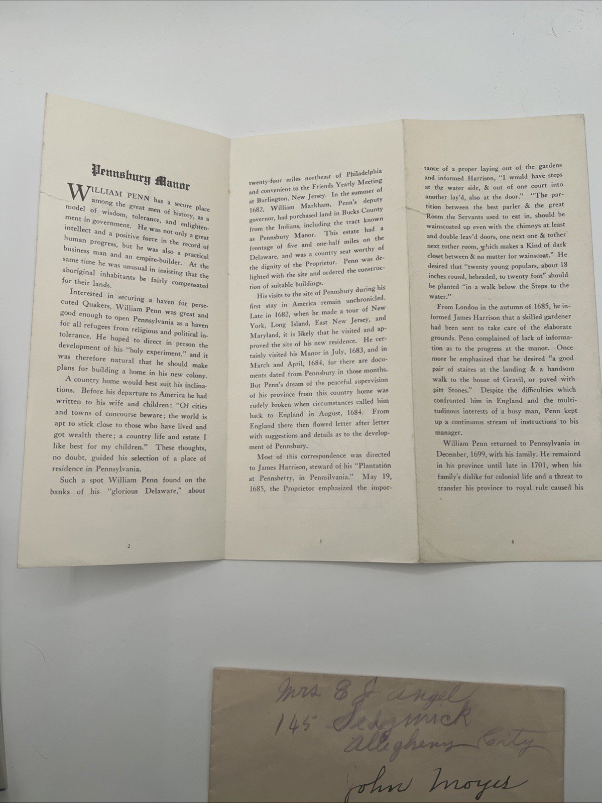 1967 South Africa Missionary Nurse Letter Pennsbury Manor Ephemera Lot # 1091 photo 13