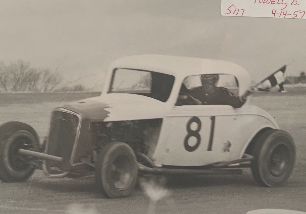 Vintage 1957 Bill Plemens #81 Race Car Photo Powell Ohio Smith Racing # 1094 photo 2