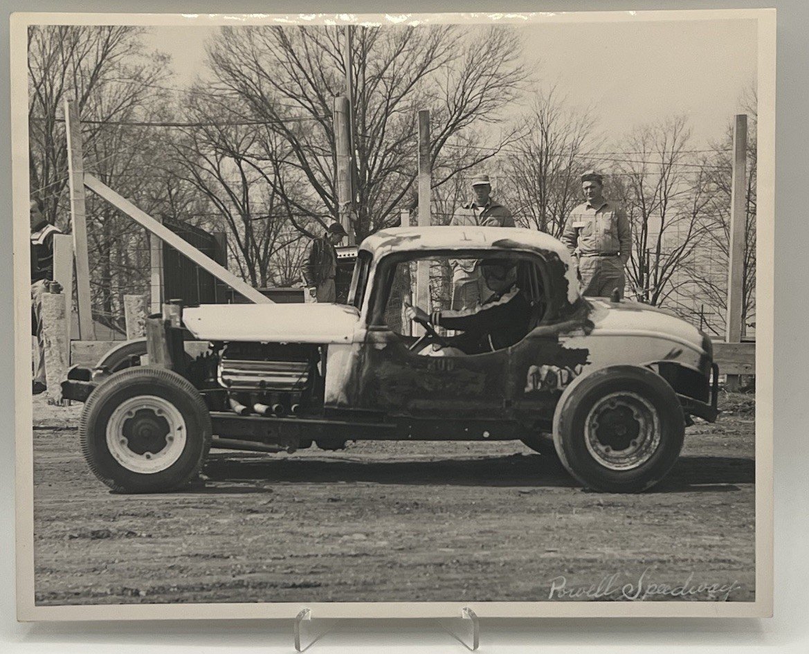 1958 Powell Speedway Race Car Photo Bud Bill #14 Smith Racing Ohio # 1095