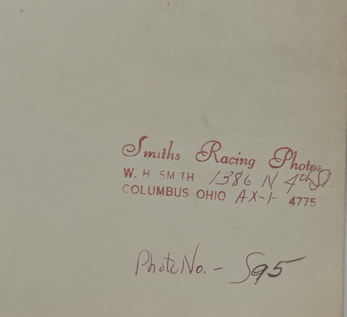 1958 Powell Speedway Race Car Photo Bud Bill #14 Smith Racing Ohio # 1095 photo 6